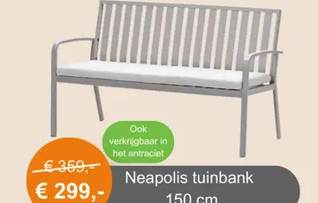 Aanbieding: Neapolis tuinbank